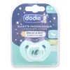 Dodie Sucette Physiologique Nuit Sans Anneau 0-6m Lune Vert Claire