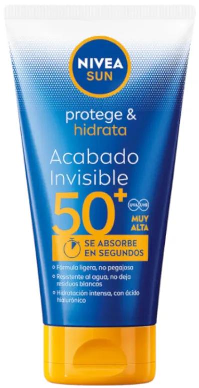 Nivea Sun Protect &amp; Moisturize Invisible Finish Zonnebrandcrème SPF 50+ 150 ml