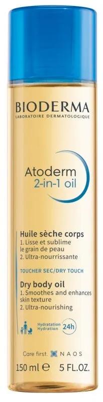 Bioderma Atoderm 2 in 1 Olio Secco Idratante Corpo 150 ml