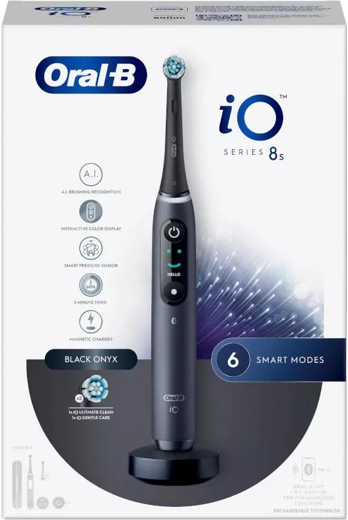 Oral-B iO8 S Elektrische Zahnbürste Schwarz
