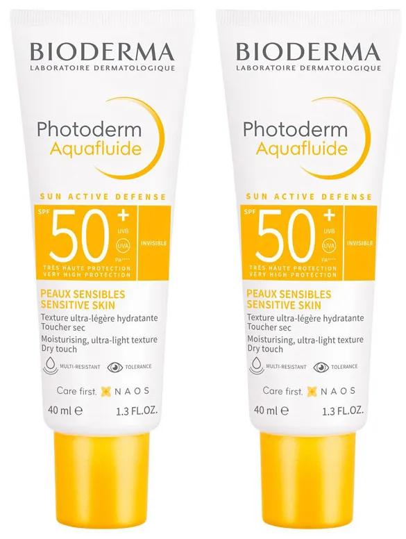 Bioderma Photoderm Aquafluide Incolore SPF50+ 2x40 ml