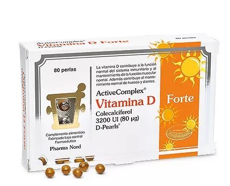 ActiveComplex Vitamina D Forte 80 Pérolas
