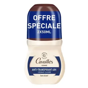 Rogé Cavaillès Deodorante ABSORB+ 48h Uomo Roll-On 50ml x2