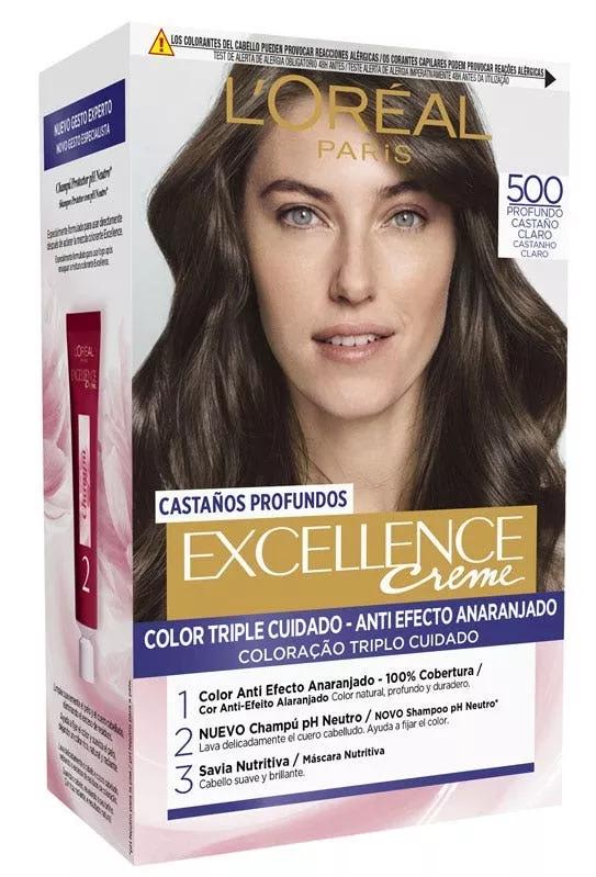 L'Oréal Excellence Creme Coloraçao Shade 500 Castanho Claro