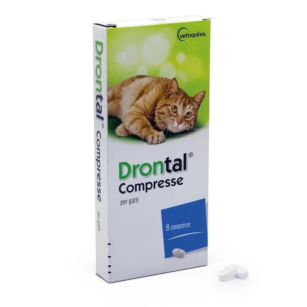 Drontal Gatto Contro le Infestazioni da Nematodi e Cestodi 8 Compresse