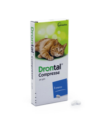 Drontal Gatto Contro le Infestazioni da Nematodi e Cestodi 8 Compresse