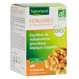 Naturland Fenugrec Bio 75 végécaps