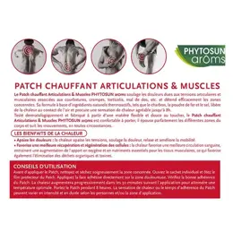 Phytosun Arôms Patch Chauffant Articulations et Muscles 3 Patchs