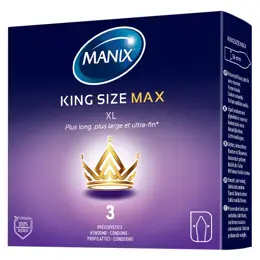 Manix King Size Max Comfort 3 préservatifs