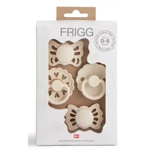 Mushie My First Pacifier Floral Heart Cream 0-6m 4 units
