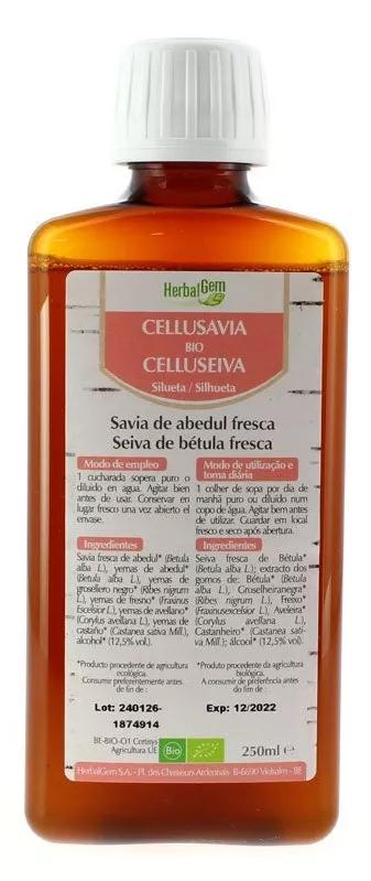 Herbal Gem Frischer Birkensaft Cellusavia Bio Herbalgem 250 ml