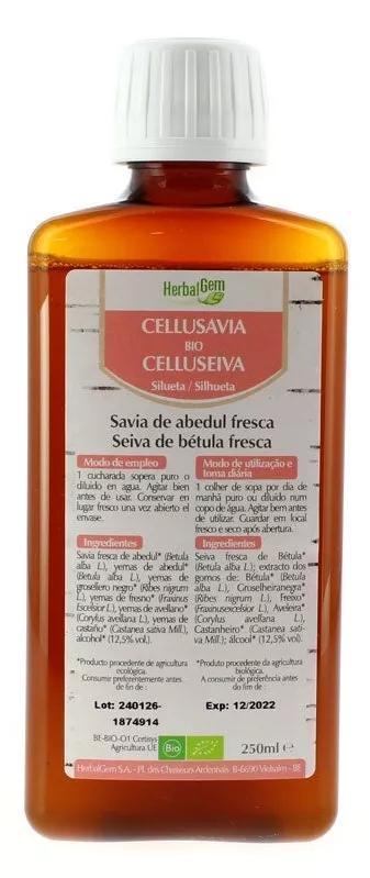 Herbal Gem Fresh Birch Sap Cellusavia Bio Herbalgem 250 ml