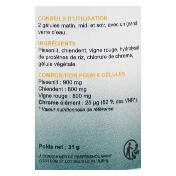 Oemine Chrome Diente de León 60 comprimidos