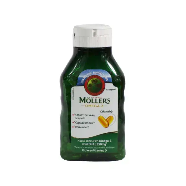 Mollers Omega 3 Doble 112 cápsulas