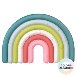 Suavinex Anneau de Dentition Silicone Étape 1 Arc en Ciel