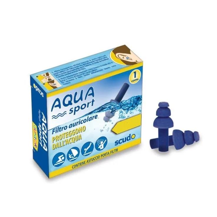 Earplug Aquasport Tappi Auricolari Adulto 2 Pezzi