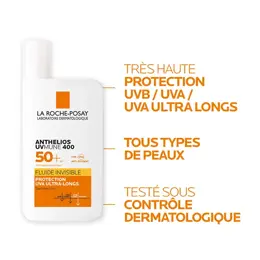 La Roche Posay Anthelios UVmune Fluide Non Parfumé SPF50+ 50ml