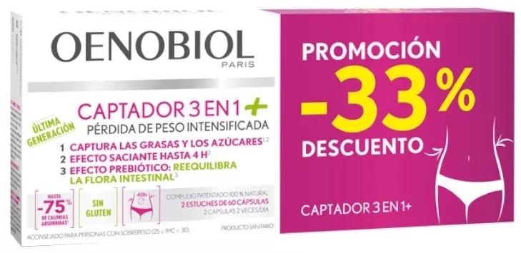 Oenobiol Sensor 3 in 1 Plus 120 Capsules 33% DISCOUNT