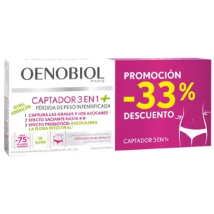 Oenobiol Capteur 3 en 1 Plus 120 Gélules 33% DE RÉDUCTION