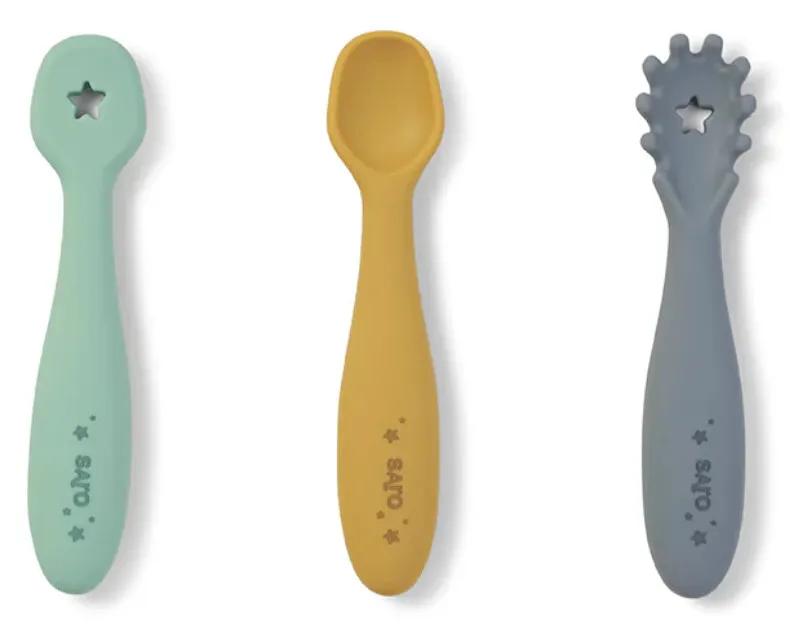Saro Senf-Vorlöffel-Set 3-tlg.
