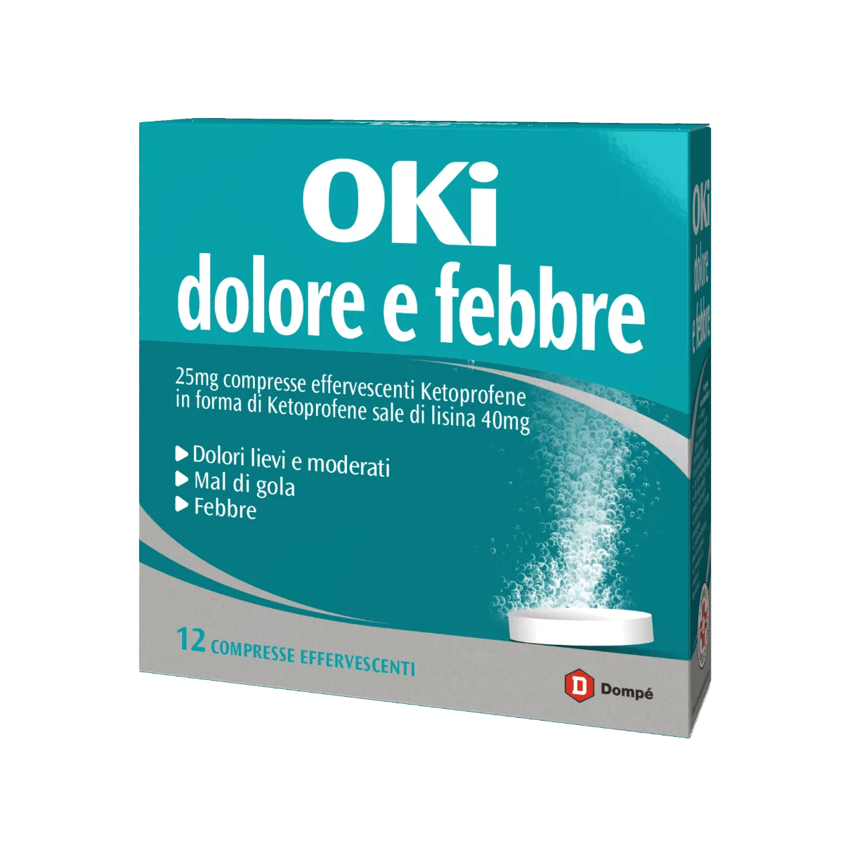 Oki Dolore e Febbre 12 Compresse Effervescenti