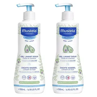 Mustela Gel Detergente Delicato Lotto di 2 x 500ml