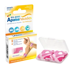 Sea-Band Bambino Braccialetto Anti-Nausea Rosa 2 Unità