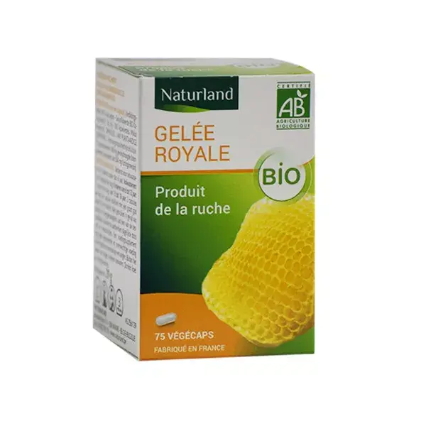 Naturland Organic Royal Jelly Vegecaps x 75 