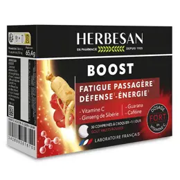 Herbesan Fatigue, Défense, Energie Complexe Boost - Cure de 30 jours