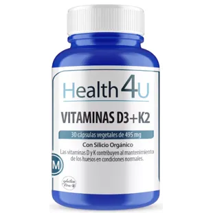 H4U Vitamin D3 + K2 30 Vegetable Capsules