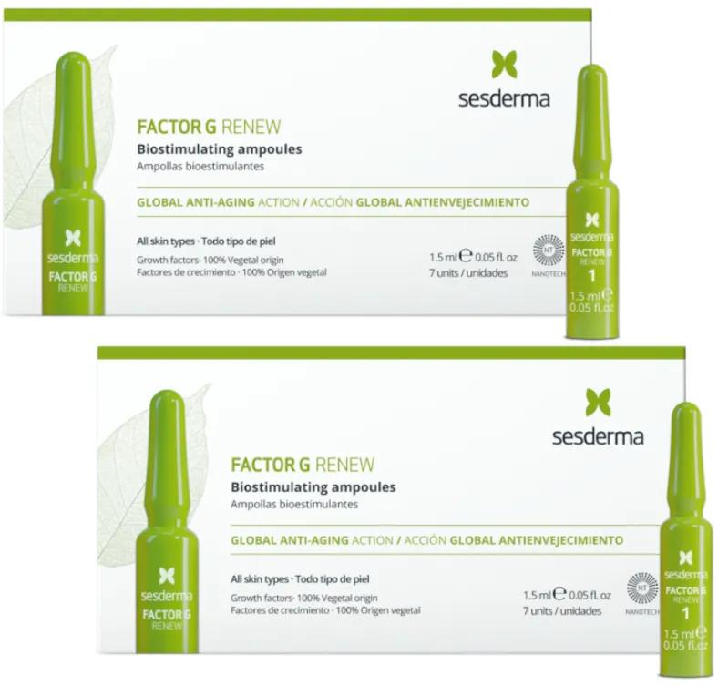Sesderma Factor G Renew Anti-Aging-Ampullen 2x7 Einheiten