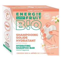 Energie Fruit Cheveux Secs Shampoing Solide Monoï Bio 60g