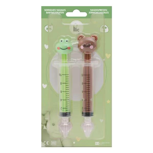 Plic Care Set de 2 jeringas nasales Oso y Rana