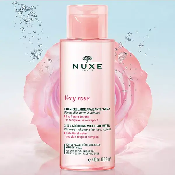 Nuxe Very Rose Soothing Micellar Water 3 in 1 All Skin Types 400ml