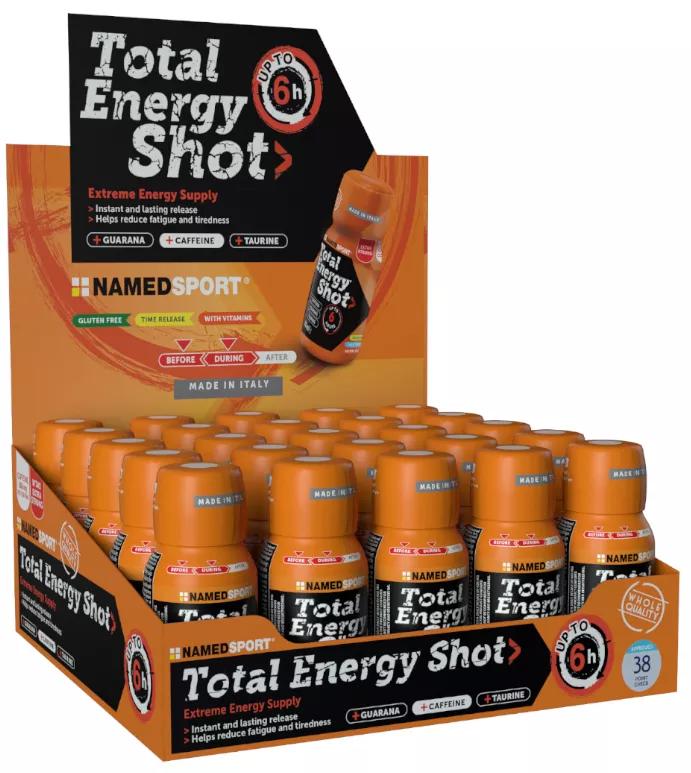 Namedsport Total Energy Shot Laranja 25x60 ml