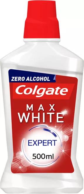 Colgate Max White Expert Enjuague Bucal Blanqueador 500 ml