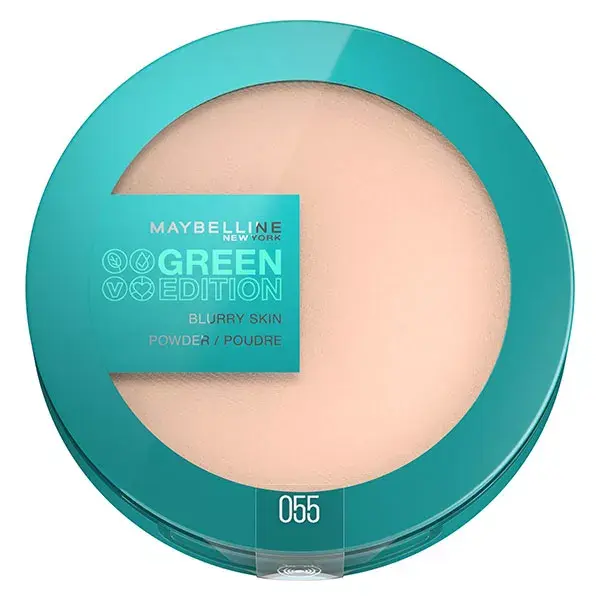 Maybelline New York Green Edition Poudre de Teint Blurry Skin N°055 9g