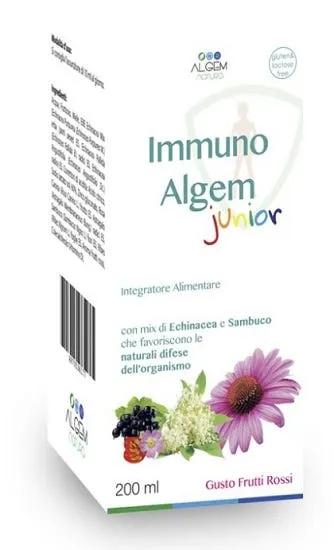 Algem Immuno Junior Integratore per le Difese Immunitarie 200 ml