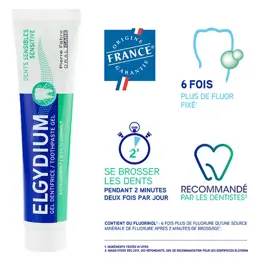 Elgydium Sensitive Dentifrice Dents Sensibles 75ml