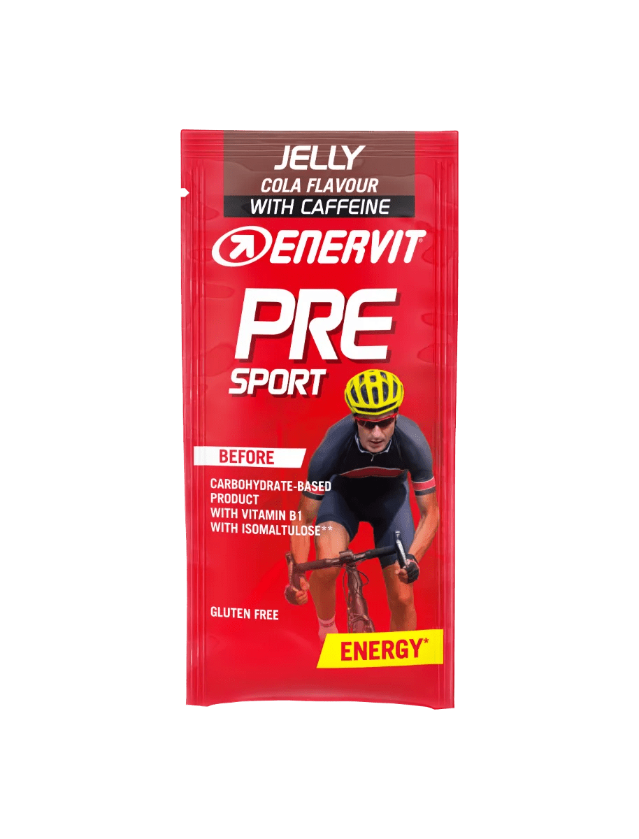 Enervit Pre Sport Cola con Caffeina Integratore di Carboidrati 45g