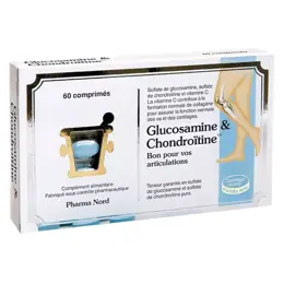 Pharma Nord Glucosamine et Chondroitine 60 comprimés