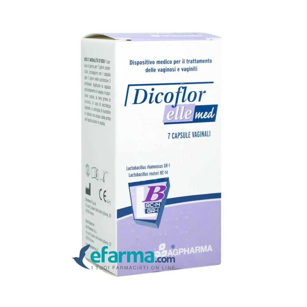 Dicoflor Elle Med Trattamento Vaginosi e Vaginiti 7 Capsule