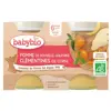 Babybio Fruits Pot Pomme Clémentine +6m Bio 2 x 130g