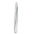 Forceps, tweezers Beter crab tip chrome 9.3 cm