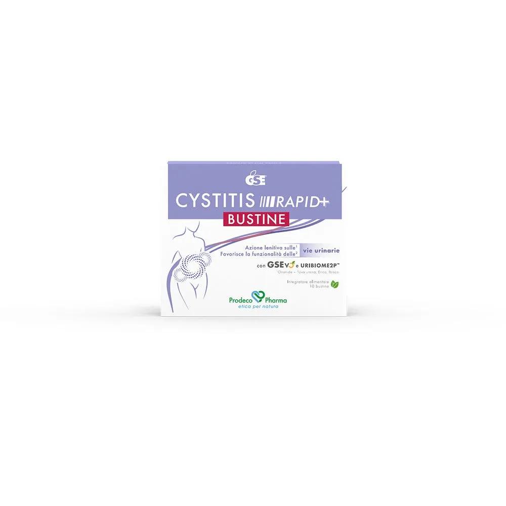 Gse Cystitis Rapid+ Integratore per Cistiti ed Irritazioni Vie Urinarie 10 Bustine