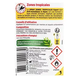 Novodex Expert 123 Anti-Moustiques et Tiques Zones Tropicales 100ml