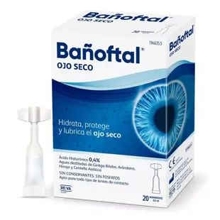 Bañoftal Dose única 0,4% 20x0,5 ml