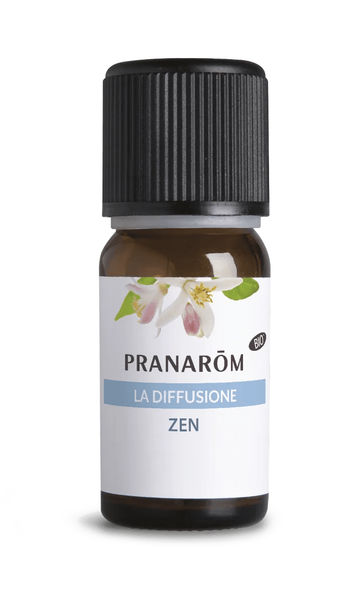 Pranarom La Diffusione Zen Oli essenziali per Diffusione Arancio e Cedro Bio Armonia e Relax 30 ml