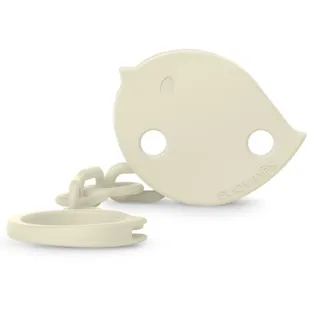 Suavinex Birdies Pacifier Clip with Bird Design, Beige, 0+ months
