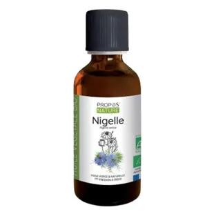 Olio di semi di nigella biologico per aromaterapia e fitoterapia Propos' Nature 50 ml